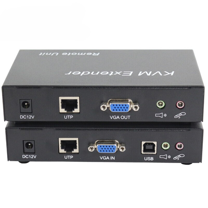 麥森特(MAXCENT)SKV-5150 KVM延長(zhǎng)器USB鍵鼠VGA網(wǎng)線傳輸150米無(wú)壓縮 VGA KVM延長(zhǎng)器 SKV-5150